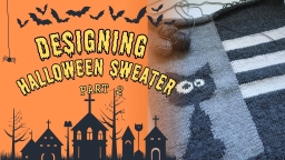🎃 Knitting a Halloween Sweater | Cat Chart & Design Changes – Part 2
